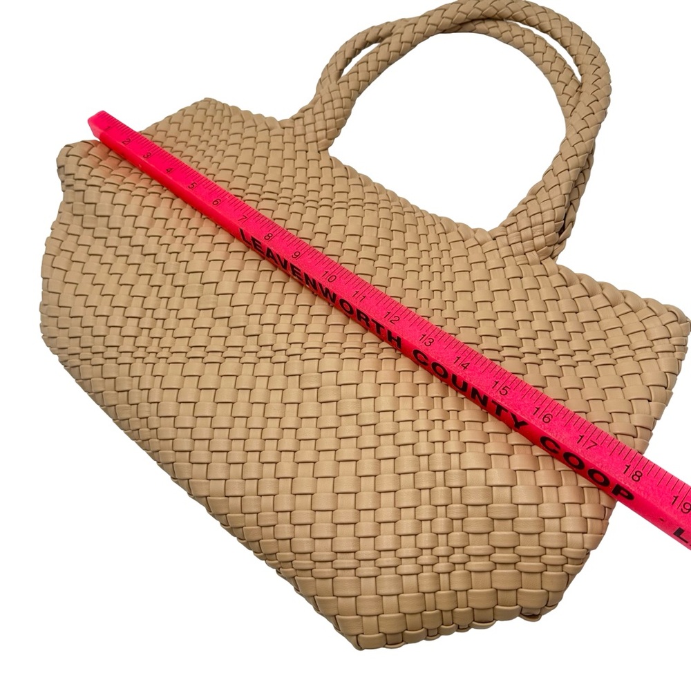 Woven Tote Bag Womens Purse Vegan Leather Shoulder Handbags Fashion Summer Beach - Picture 10 of 17
